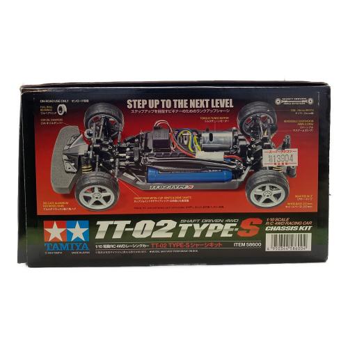 TAMIYA (タミヤ) 1/10RC TT-02 TYPE-S シャーシキット 途中まで組み立て済み 現状販売