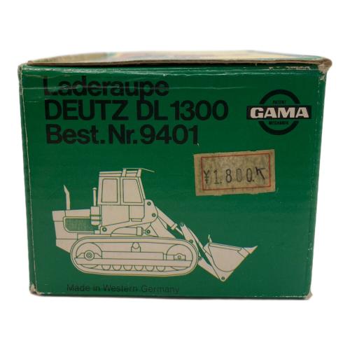 GAMA (ガマ) Laderaupe DEUTZ DL 1300 Best Nr.9401 ミニカー