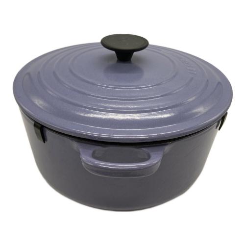 LE CREUSET (ルクルーゼ) 両手鍋 SIZE 24cm ラベンダー ココット・ロンド