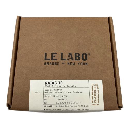 LE LABO オードパルファム 50ml GAIAC 10