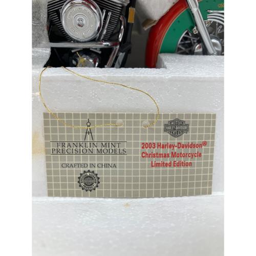 Franklin Mint (フランクリンミント) The Harley Davidson Limited Edition Christmas 2003 Motorcycle ダイキャストカー