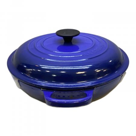 LE CREUSET (ルクルーゼ) 両手鍋 26cm コバルトブルー ビュッフェ