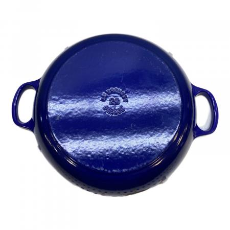 LE CREUSET (ルクルーゼ) 両手鍋 26cm コバルトブルー ビュッフェ