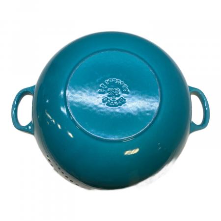 LE CREUSET ターコイズ 両手鍋 約29cm lecreuset-japon_lc10069