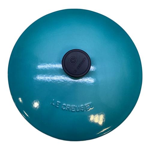LE CREUSET (ルクルーゼ) 両手鍋 26cm ターコイズ マルミット