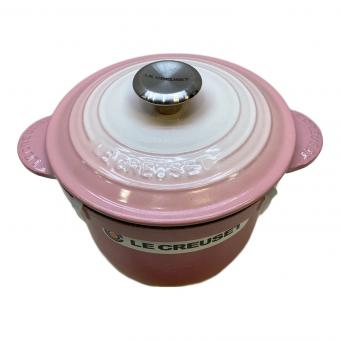 LE CREUSET (ルクルーゼ) 両手鍋 18cm ピンク ココットエブリィ