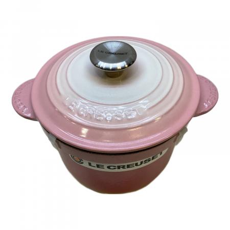 LE CREUSET (ルクルーゼ) 両手鍋 18cm ピンク ココットエブリィ
