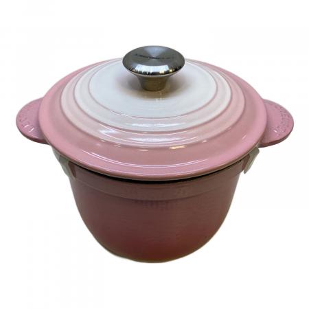 LE CREUSET (ルクルーゼ) 両手鍋 18cm ピンク ココットエブリィ