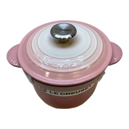 LE CREUSET (ルクルーゼ) 両手鍋 18cm ピンク ココットエブリィ