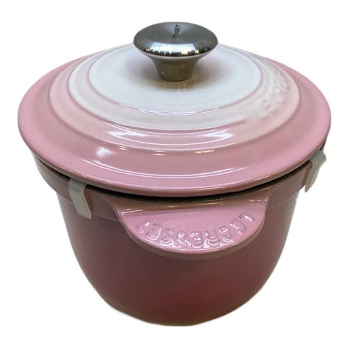 LE CREUSET (ルクルーゼ) 両手鍋 18cm ピンク ココットエブリィ