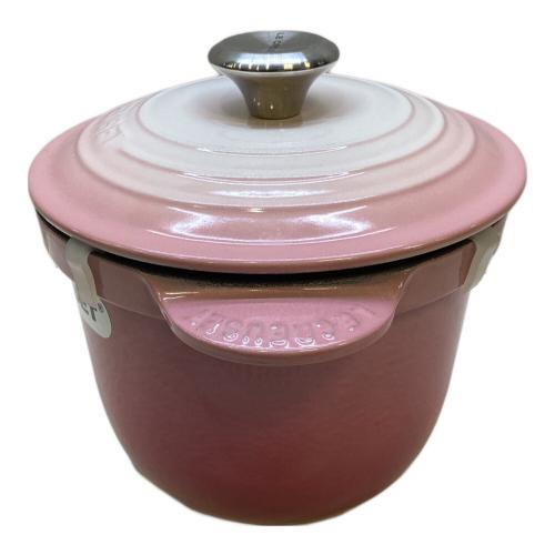 LE CREUSET (ルクルーゼ) 両手鍋 18cm ピンク ココットエブリィ