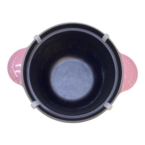LE CREUSET (ルクルーゼ) 両手鍋 18cm ピンク ココットエブリィ