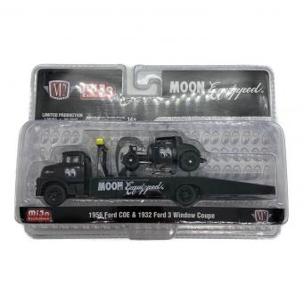 MiJo Exclusives 1956 フォード COE & 1932 フォード 3 ウインドー クーペ MOON Equipped ミニカー 39200-MJS06