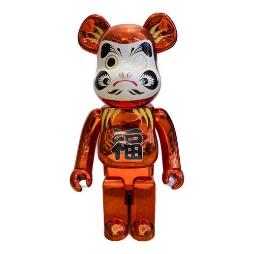 MEDICOM TOY (メディコムトイ) BE@RBRICK 達磨 赤メッキ 1000％
