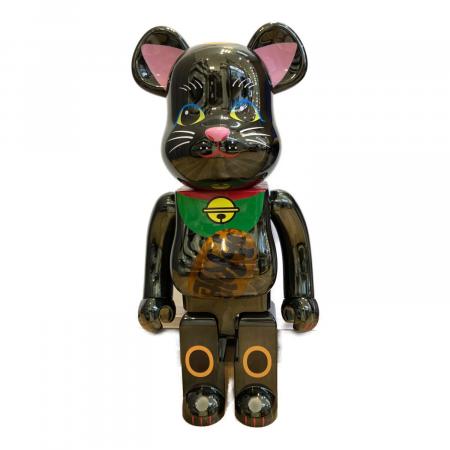 MEDICOM TOY (メディコムトイ) BE@RBRICK 招き猫 黒メッキ 発光 1000