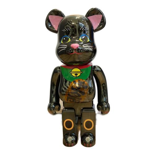 MEDICOM TOY (メディコムトイ) BE@RBRICK 招き猫 黒メッキ 発光 1000％