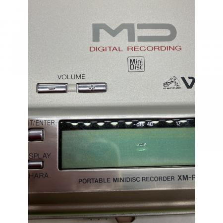Victor XM-R70-B ポータブルMDレコーダー ビクター 希少 Victor (ビクター) MDプレーヤー XM-R70-S 通電確認済み 再生機能