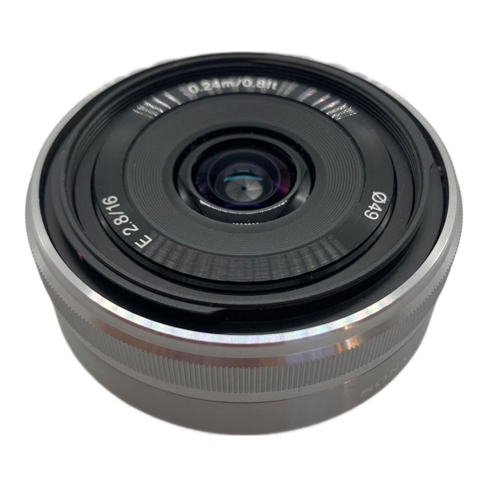 SONY　単焦点レンズ　SEL16F28　+ストラップ SONY (ソニー) 単焦点レンズ SEL16F28｜トレファクONLINE