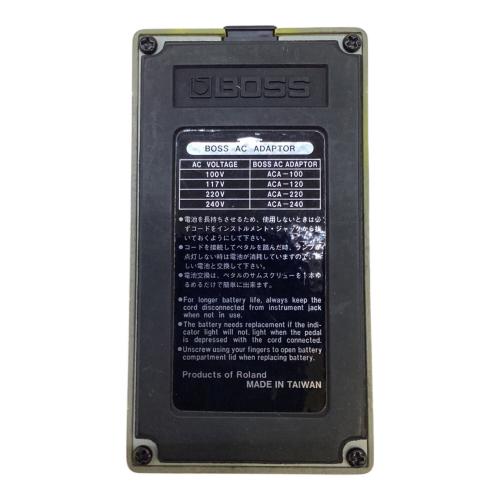 BOSS (ボス) オーバードライブ OD-2 CB08803 1990年製 ACA電源