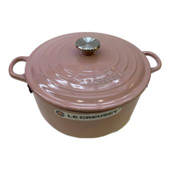 LE CREUSET (ルクルーゼ) 両手鍋 24cm アンティーク ローズ ココット・ロンド