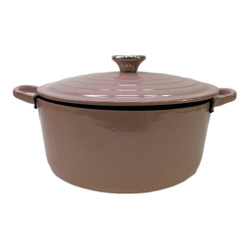 LE CREUSET (ルクルーゼ) 両手鍋 24cm アンティーク ローズ ココット・ロンド