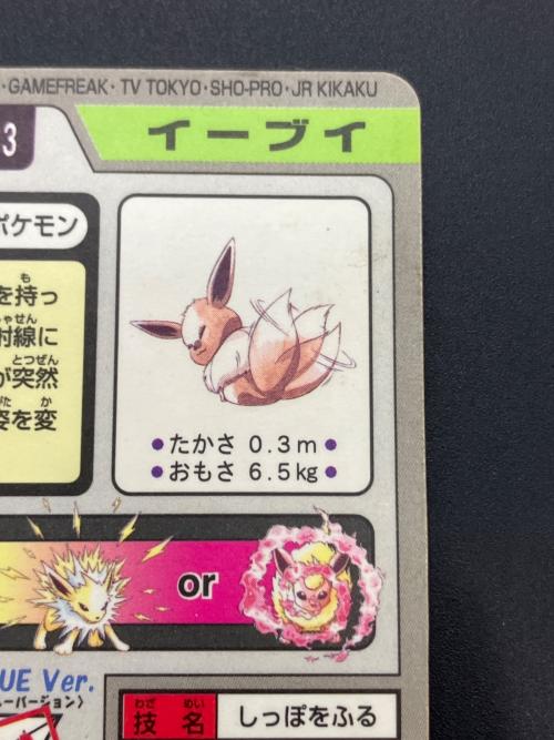 カードダス バンダイ　イーブイ　ポケモングッズ