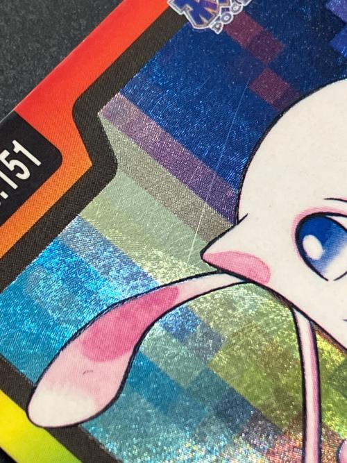カードダス　バンダイ　ミュウ　ポケモングッズ