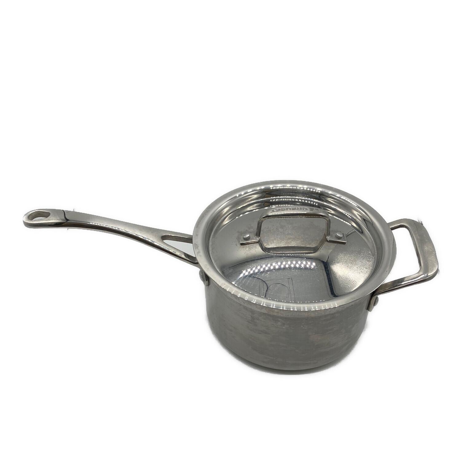LE CREUSET (ルクルーゼ) 片手鍋 18cm シルバー｜トレファクONLINE