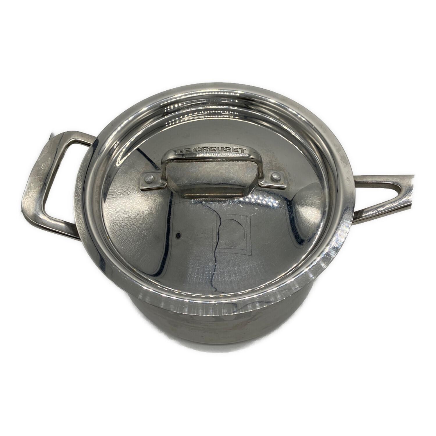 LE CREUSET (ルクルーゼ) 片手鍋 18cm シルバー｜トレファクONLINE