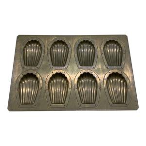 千代田金属 シリコン加工 貝型マドレーヌ型天板 CHIYODA KINZOKU 8個取り