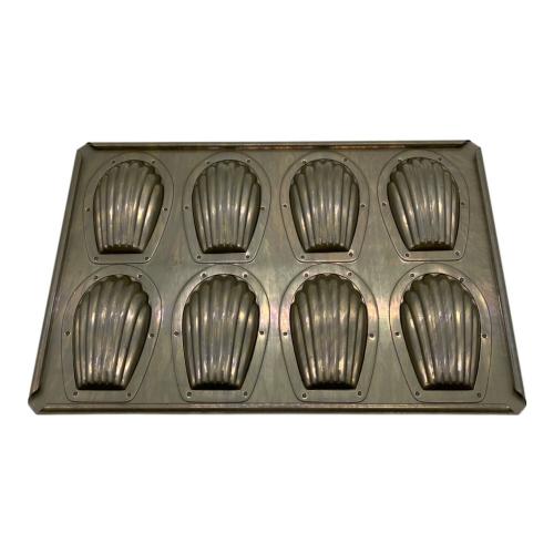 千代田金属 シリコン加工 貝型マドレーヌ型天板 CHIYODA KINZOKU 8個取り