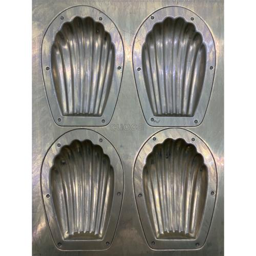 千代田金属 シリコン加工 貝型マドレーヌ型天板 CHIYODA KINZOKU 8個取り