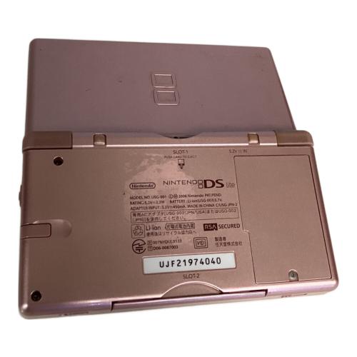 Nintendo (ニンテンドー) NintendoDSLite USG-001 裏面シール跡・画面ヤケ