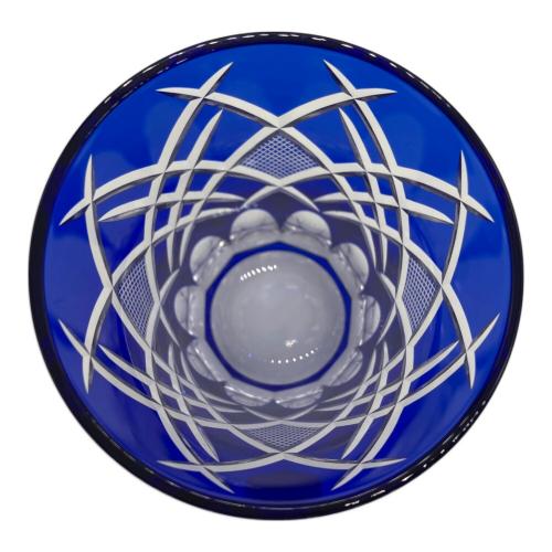 硝子工房彩鳳 (ガラスコウボウサイホウ) 江戸切子 菱魚子文様