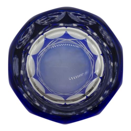 硝子工房彩鳳 (ガラスコウボウサイホウ) 江戸切子 菱魚子文様