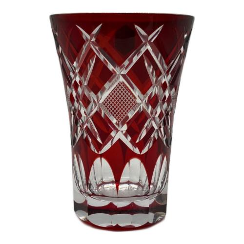 硝子工房彩鳳 (ガラスコウボウサイホウ) 江戸切子 菱魚子文様