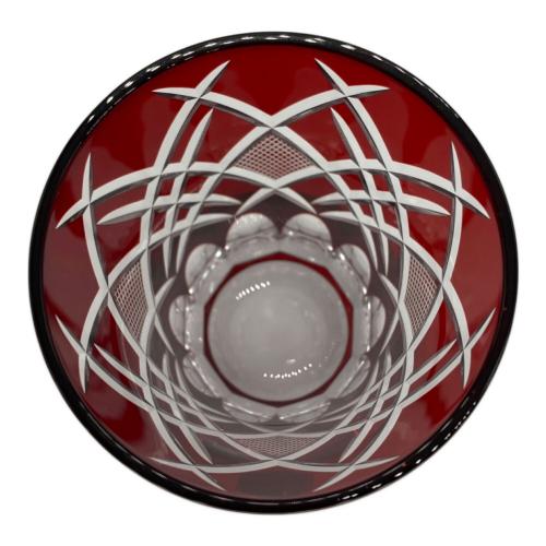 硝子工房彩鳳 (ガラスコウボウサイホウ) 江戸切子 菱魚子文様