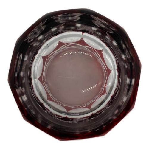 硝子工房彩鳳 (ガラスコウボウサイホウ) 江戸切子 菱魚子文様