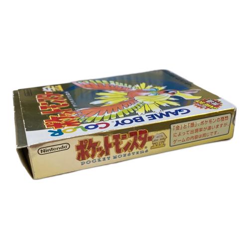 ポケットモンスター金 ゲームボーイ用ソフト ※説明書なし -