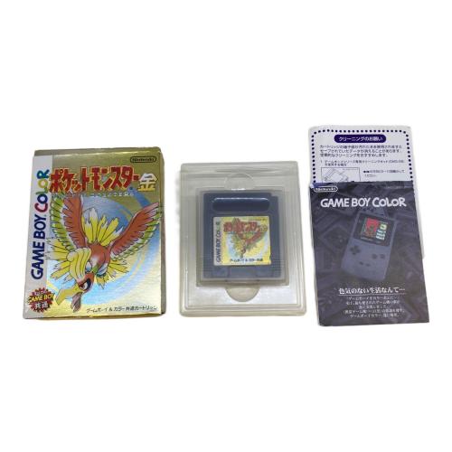 ポケットモンスター金 ゲームボーイ用ソフト ※説明書なし -