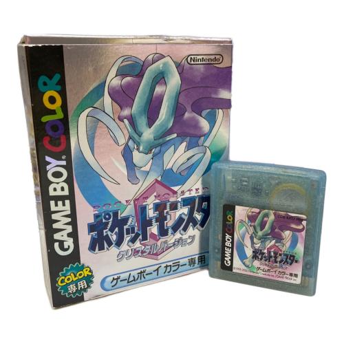 ポケットモンスタークリスタルバージョン ゲームボーイ用ソフト ※説明書欠品 -