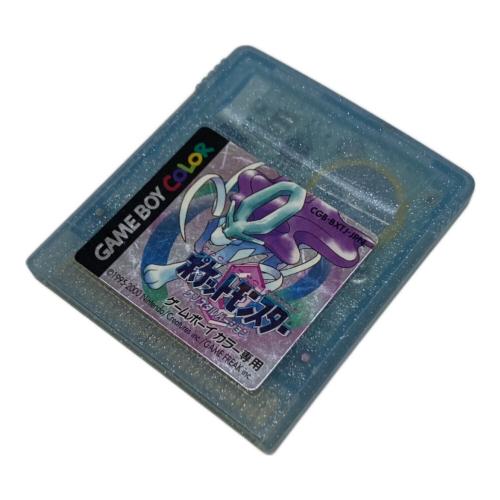 ポケットモンスタークリスタルバージョン ゲームボーイ用ソフト ※説明書欠品 -
