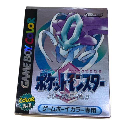 ポケットモンスタークリスタルバージョン ゲームボーイ用ソフト ※説明書欠品 -