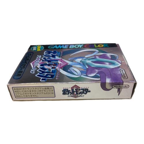 ポケットモンスタークリスタルバージョン ゲームボーイ用ソフト ※説明書欠品 -