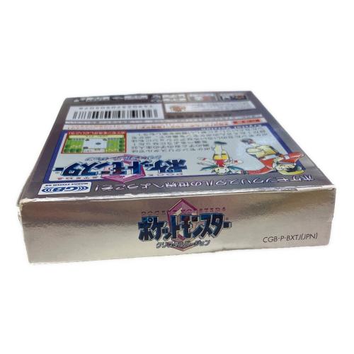 ポケットモンスタークリスタルバージョン ゲームボーイ用ソフト ※説明書欠品 -