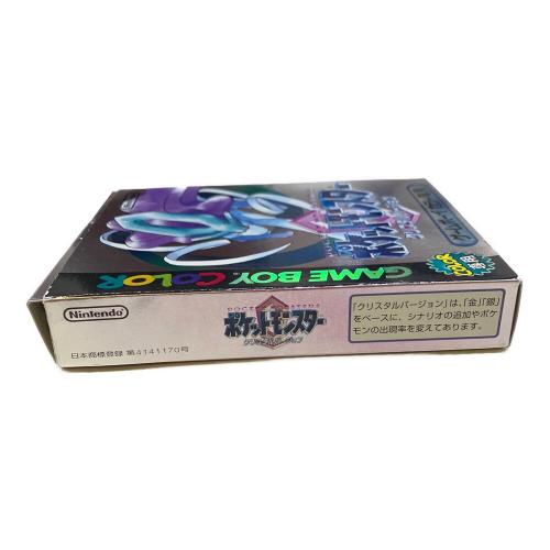 ポケットモンスタークリスタルバージョン ゲームボーイ用ソフト ※説明書欠品 -