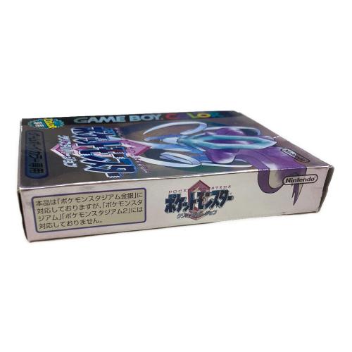 ポケットモンスタークリスタルバージョン ゲームボーイ用ソフト ※説明書欠品 -