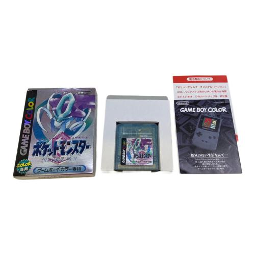 ポケットモンスタークリスタルバージョン ゲームボーイ用ソフト ※説明書欠品 -