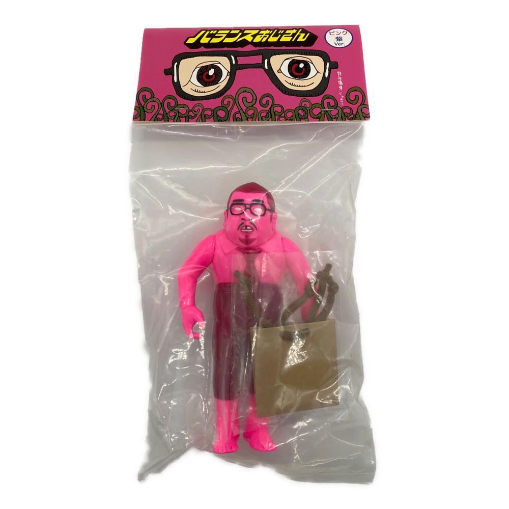 メディコムトイ バランスおじさん ピンク/紫 Ver. ソフビ野生爆弾 MEDICOM TOY (メディコム・トイ) バランスおじさん ピンク紫Ver
