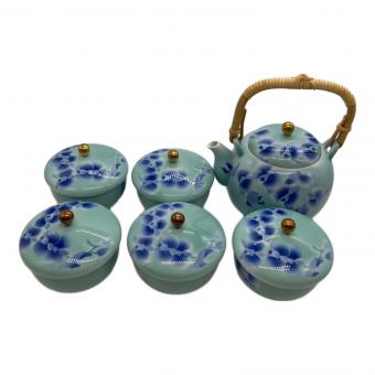 深川製磁 (フカガワセイジ) 茶器揃 胡蝶蘭